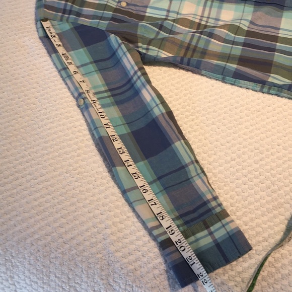 L.L.Bean button down plaid shirt size xs - Picture 15 of 16